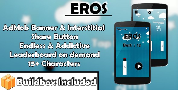 Eros - iOS xCode & Buildbox Game Template