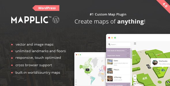 Mapplic v4.0 – Custom Interactive Map WordPress Plugin