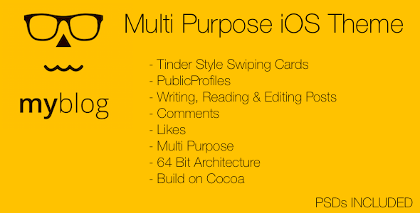 MyBlog Multi Purpose iOS Theme