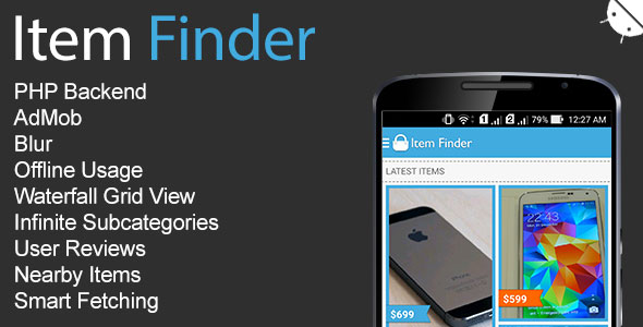 Item Finder MarketPlace Full Android App v1.7.1