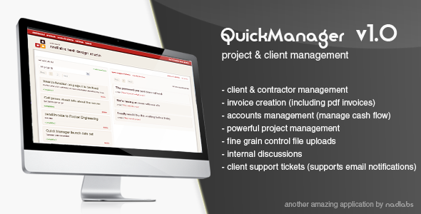 quickmanager - project & client manager