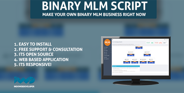 Web Based Binary MLM System