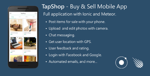 Buy & Sell Mobile App - Full Application with Meteor and Ionic