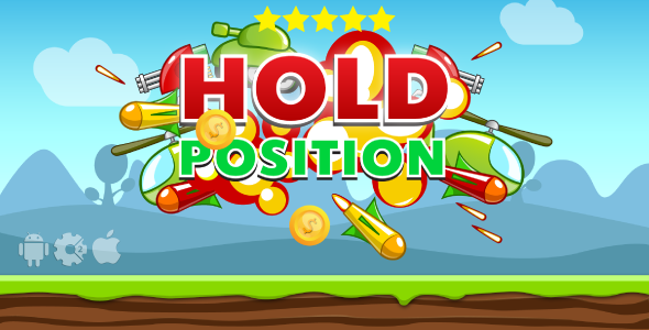 Hold Position - HTML5 Game + Mobile. Construct 2 (capx) + Cocoon ADS