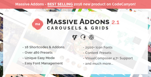 Massive Addons for Visual Composer - Collections Pack v2.1.1