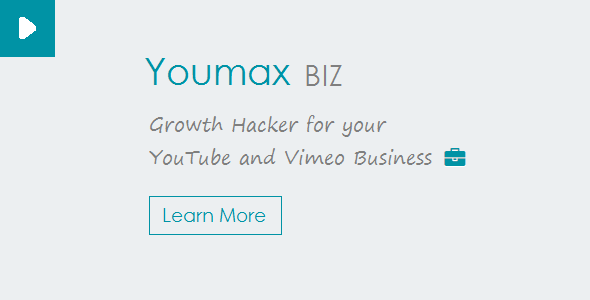 Youmax v2 - Grow your YouTube and Vimeo Business