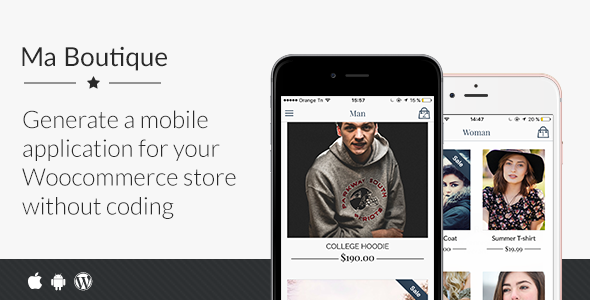 Ma Boutique - Full Ionic Mobile App for Woocommerce