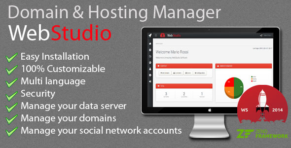 Web Studio - Domain & Hosting Manager