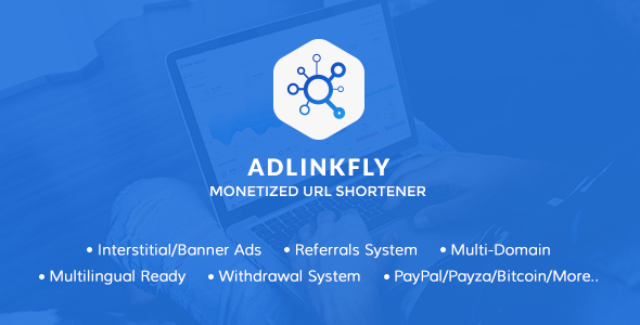 AdLinkFly v3.2.0 - Monetized URL Shortener