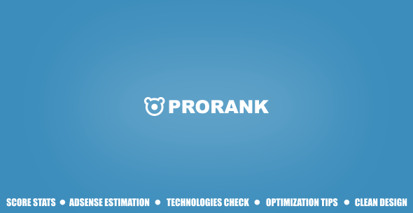 ProRank v1.0.2 - Analyzer stats website 