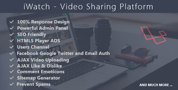 iWatch v1.4 - Video Sharing Platform 