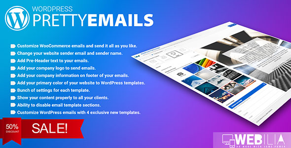 WordPress Pretty HTML Emails v1.6.0 - Responsive Modern HTML Email Templates