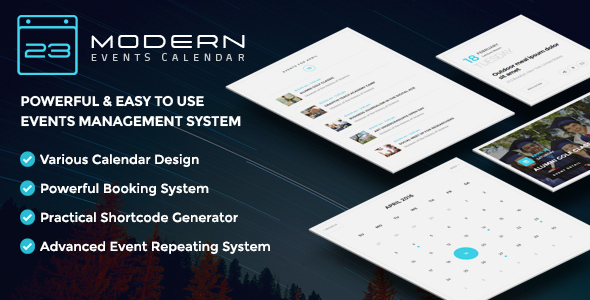 Modern Events Calendar v2.1.0 - Responsive Event Scheduler