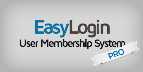 EasyLogin Pro v1.3.3 - User Membership System
