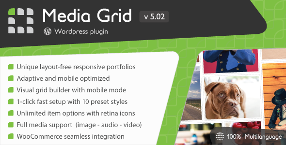 Media Grid v5.02 - Wordpress Responsive Portfolio