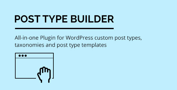 Post Type Builder v1.2.7 - WordPress Custom Post Types