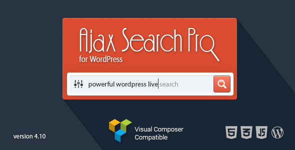Ajax Search Pro v4.10.3 - Live WordPress Search & Filter Plugin