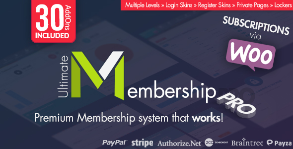 Ultimate Membership Pro WordPress Plugin v6.9