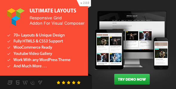 Ultimate Layouts v2.0 - Responsive Grid fo Visual Composer