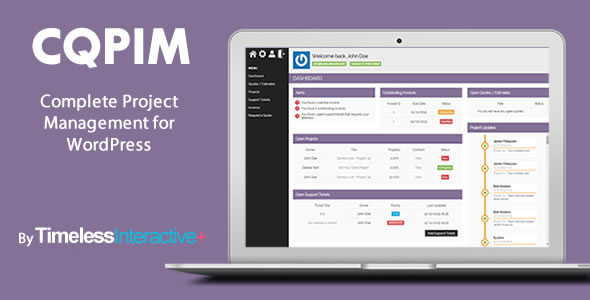 CQPIM WordPress Project Management Plugin v3.0.1