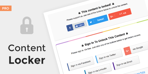 Content Locker Pro v1.0.7 – Premium WordPress Plugin