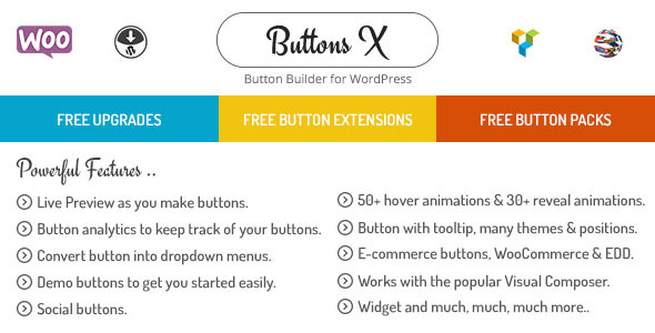 Buttons X v1.9.61 - Powerful Button Builder for WordPress