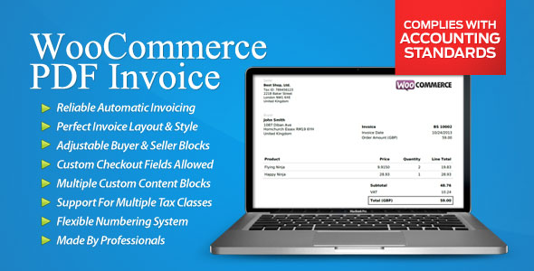WooCommerce PDF Invoice v3.1.9