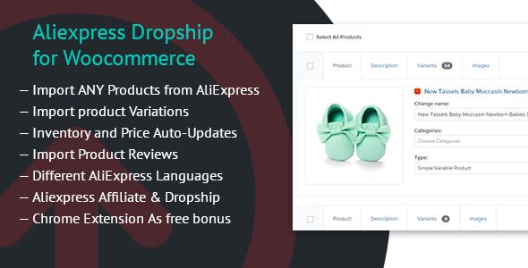 Aliexpress Dropship for Woocommerce v1.0