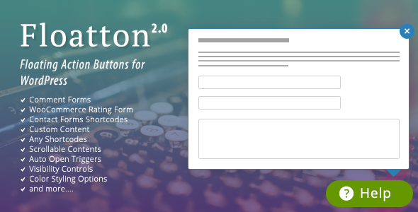 Floatton v2.0 - WordPress Floating Action Button with Pop-up