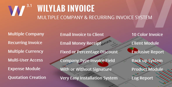 Wilylab Invoice v3.1 - Recurring & Multiple Company Invoice » Premium ...