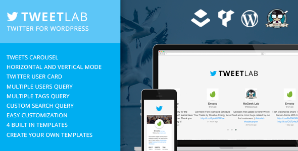 Tweetlab v2.0.2 - Twitter slider & Usercard for WordPress