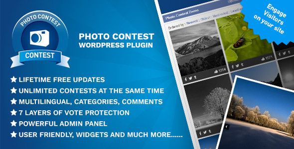 Photo Contest WordPress Plugin v2.7