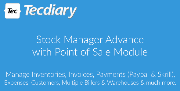 Stock Manager Advance with Point of Sale Module v3.4.6