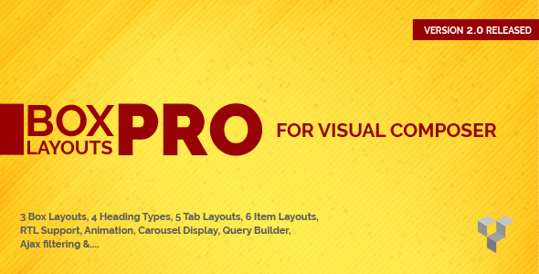 Pro Box Layout for Visual Composer v2.0