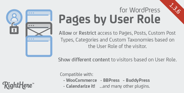 Pages by User Role for WordPress v1.3.6