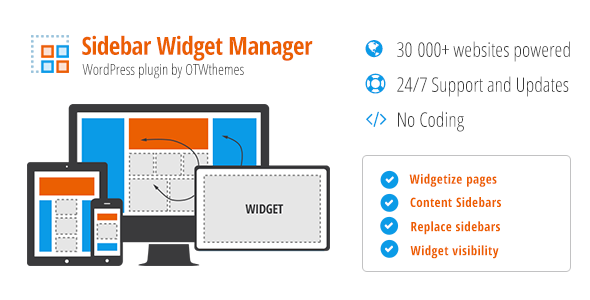Sidebar & Widget Manager v3.25