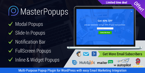 Master Popups v3.8.4 - Popup Plugin for Lead Generation