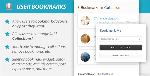 WordPress User Bookmarks (Standalone version) v3.4