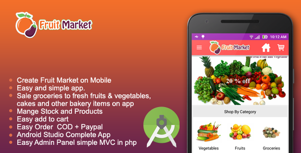 Fruit Market - Local fruit store app 