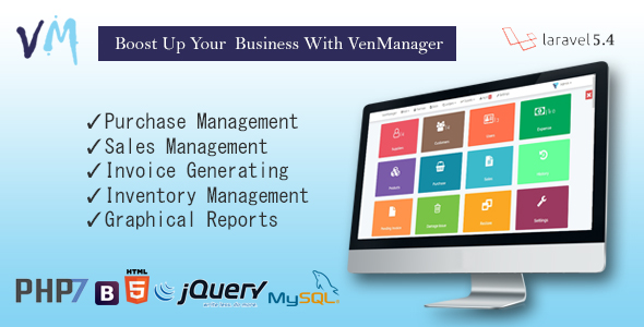 VenManager - Inventory, Account & Sales Management