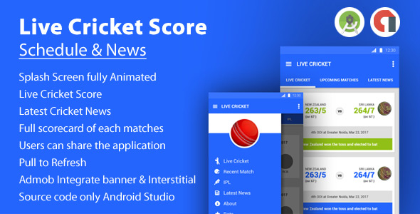 Live Cricket Score & News and Live TV 