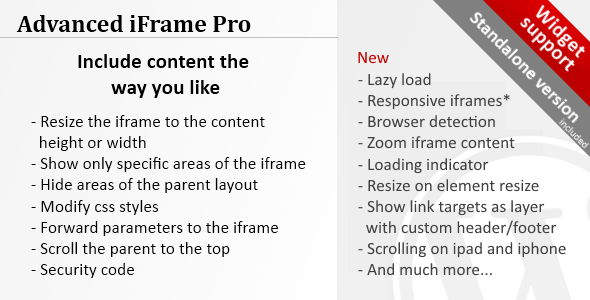 Advanced iFrame Pro v7.5.7