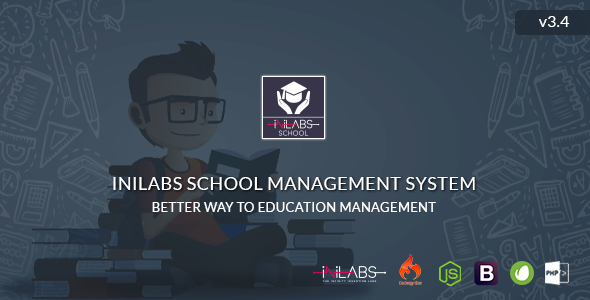 Inilabs School Management System Express v3.4