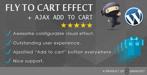 WooCommerce Fly to Cart Effect + Ajax add to cart v1.2