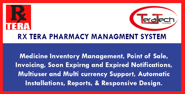 Rx Tera v2.0 - Complete Pharmacy Management Application