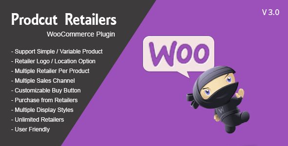 Product Retailers v2.9 - Woocommerce WordPress Plugin