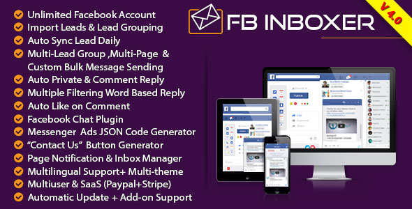 FB Inboxer v4.0 - Master Facebook Messenger Marketing Software