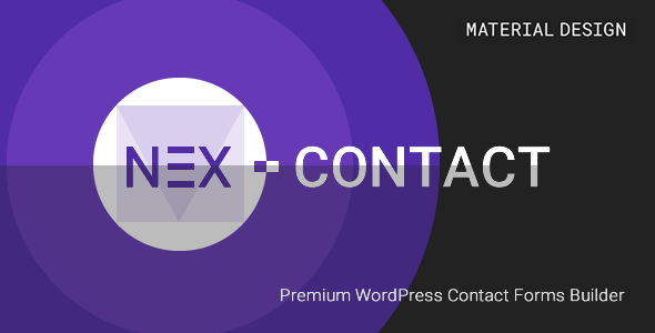 NEX-Contact v1.0 - Ultimate WordPress Contact Form Builder