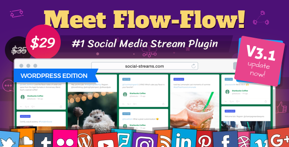 Flow-Flow v3.2.0 - WordPress Social Stream Plugin