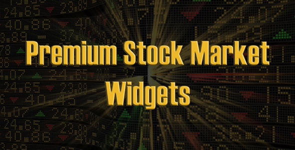 Premium Stock Market Widgets (JS / PHP)